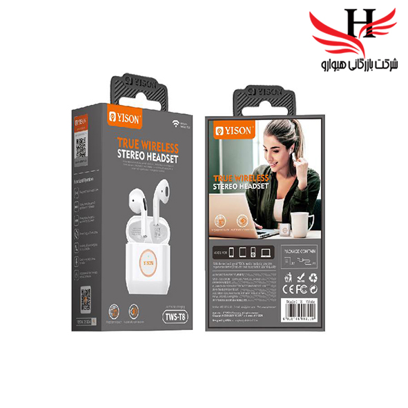 تصویر هندزفري بلوتوث ايرپاد YISON -T8