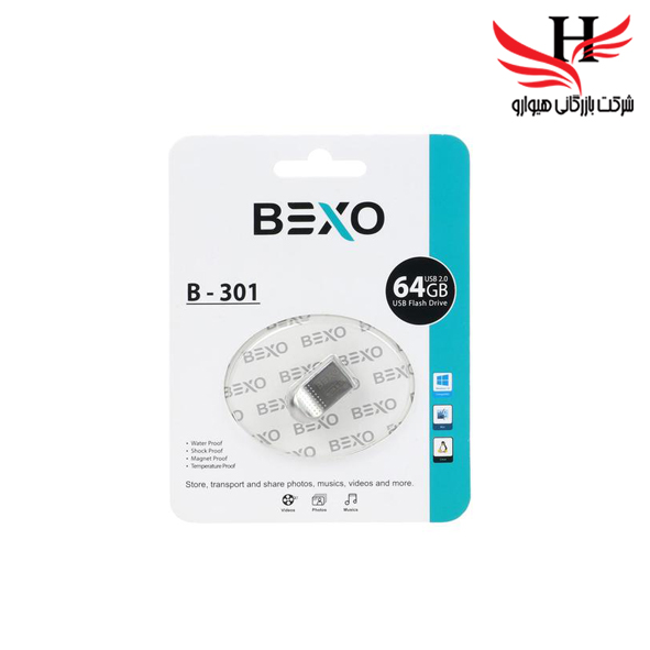 تصویر فلش مموری بکسو با ظرفیت 64گیگ مدلB-301