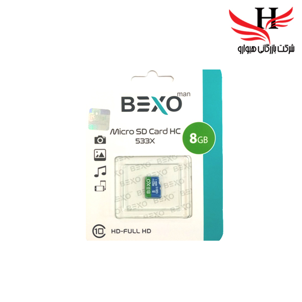 تصویر کارت حافظه بکسو با ظرفیت8 گیگ باسرعت80MB