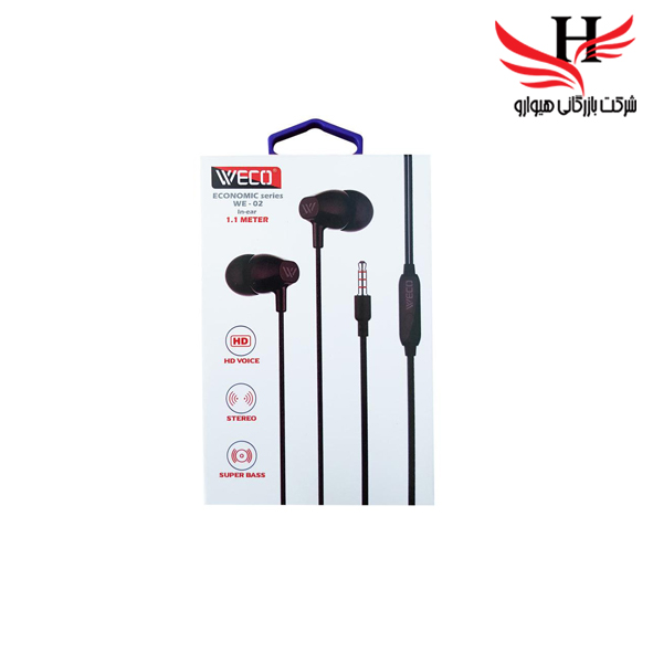 تصویر هندزفري سيم دار WECO WE-02