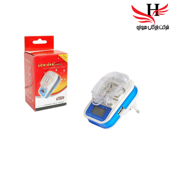 تصویر شارژر همه کاره باتري موبايل LCD
