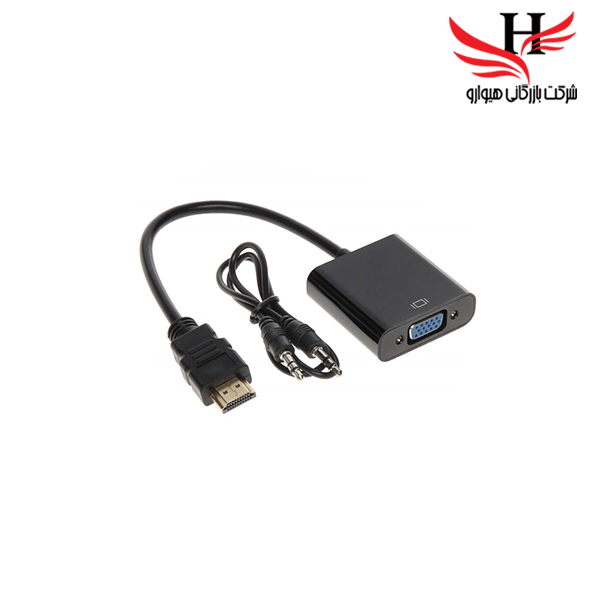 تصویر تبدیل اچ دی به وی جی VENETOLINK HDMI TO VGA &SOUND
