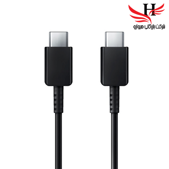 تصویر کابل شارژ دوسر اورجینال سامسونگ  تایپ سی S22