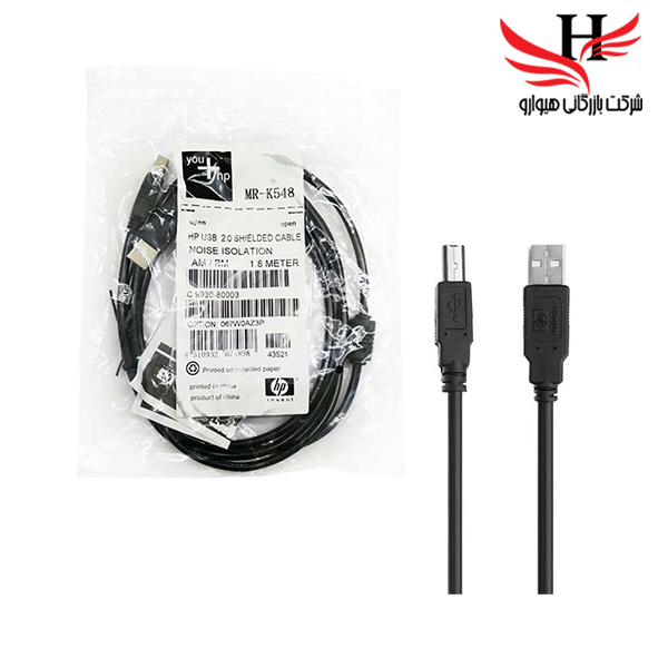 تصویر  کابل پرينتر اورجينال HP-K548 1.5M