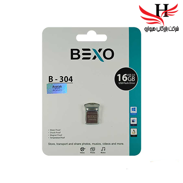 تصویر  فلش مموری بکسو با ظرفیت 16 گیگ مدل B-304