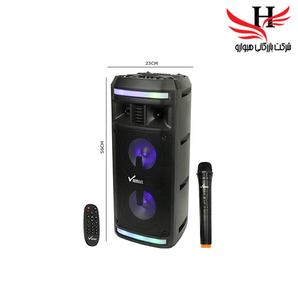 تصویر اسپیکر چمدانی پارتی باکس وانکمس VANMAX-MAX150