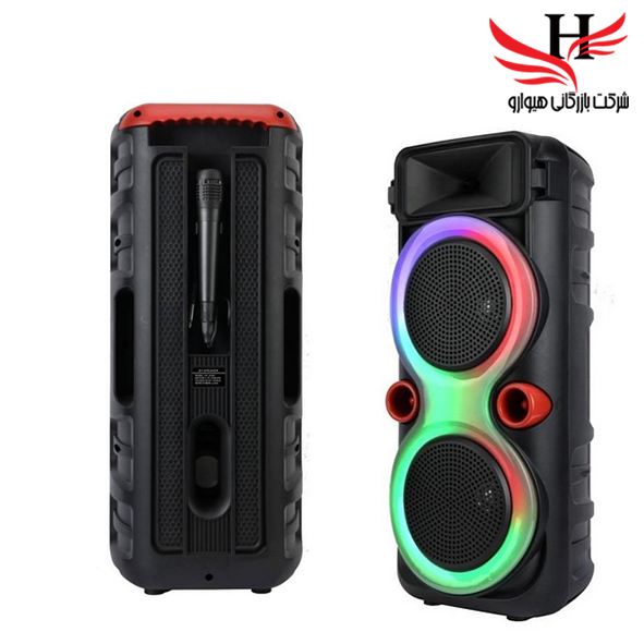 تصویر اسپیکر چمدانی بلوتوثی قابل حمل مدل Dg 1186