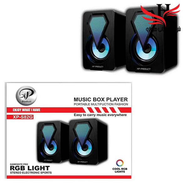 تصویر    اسپیکر دو تیکه لپ تاپی  ایکس پی XP-S82G