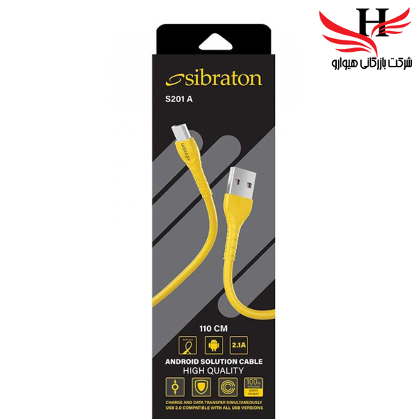 تصویر کابل شارژاندروید S201طول 110