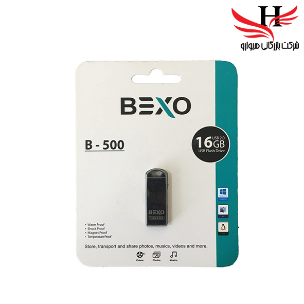 تصویر فلش مموری بکسو با ظرفیت 16گیگ مدلB-500