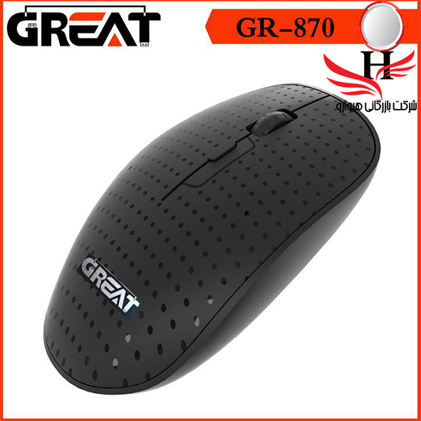 تصویر ماوس وایرلس برند گریت GRAET GR-870 4D