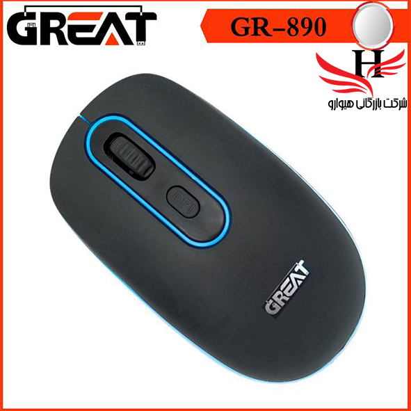 تصویر ماوس وایرلس برند گریت GREAT GR-890 4D