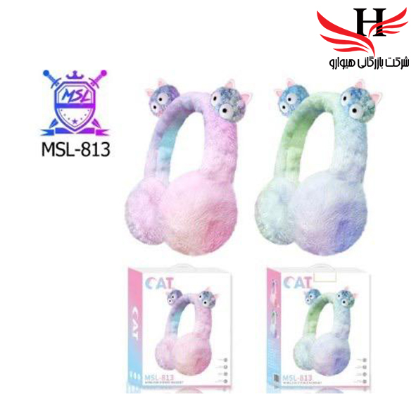 تصویر هدست بلوتوثی سیلیکونی فانتزی پشمی MSL-813
