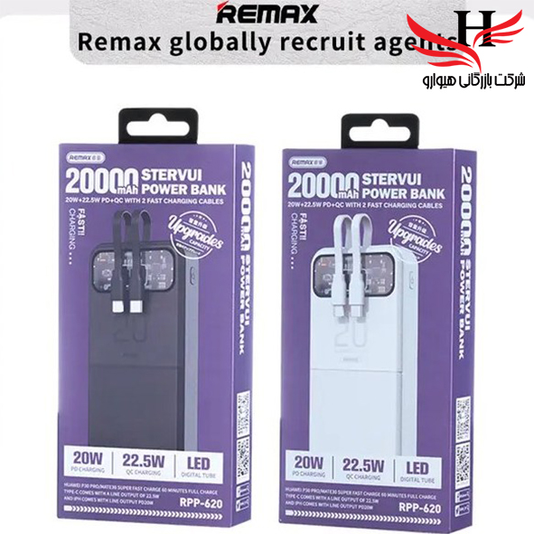 تصویر پاور بانک ريمکس REMAX-RPP620-20000MAH