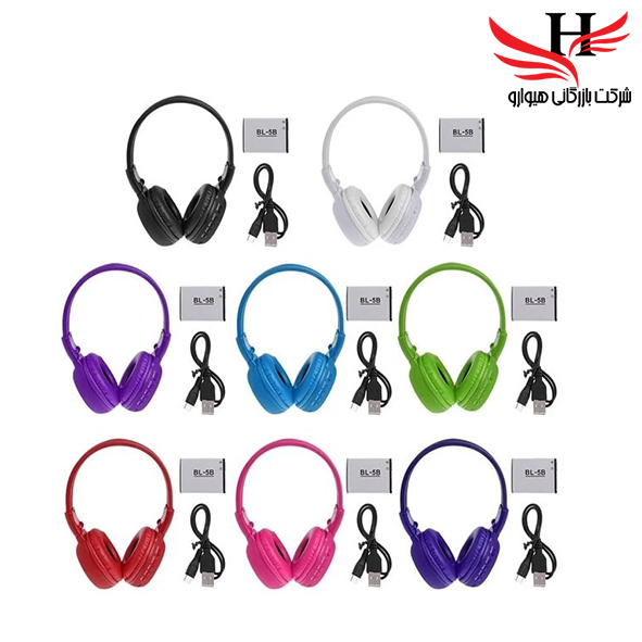 تصویر هدست بلوتوث ال ای دی دار  N65BT