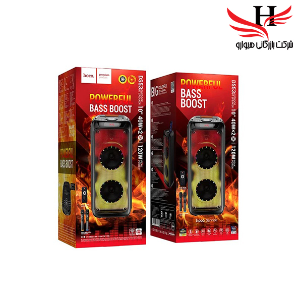 تصویر  اسپیکر چمدانیی پارتی باکس هوکو HOCO-DS53