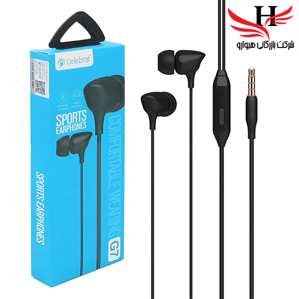 تصویر هندزفری سیم دار سلبریت CELEBRAT -G7