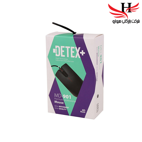 تصویر ماوس سیم دار برند ديتکس DETEX-MD901