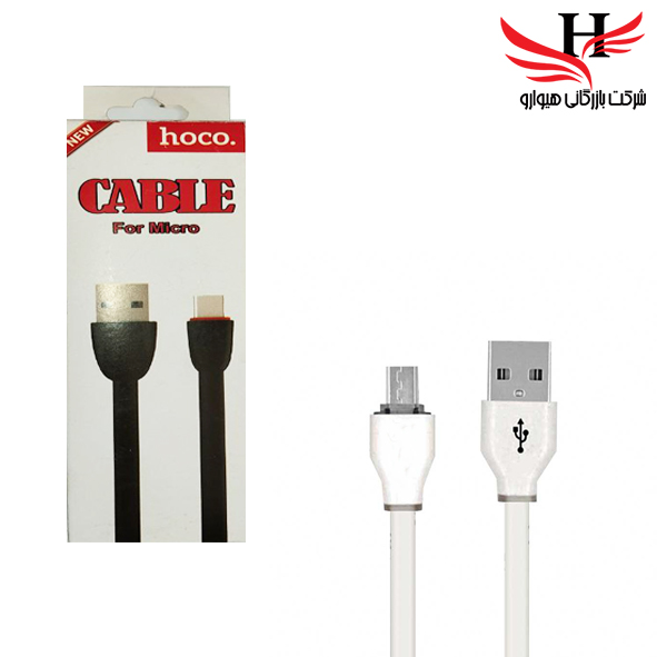تصویر کابل شارژ اندروید هوکو فلت HOCO