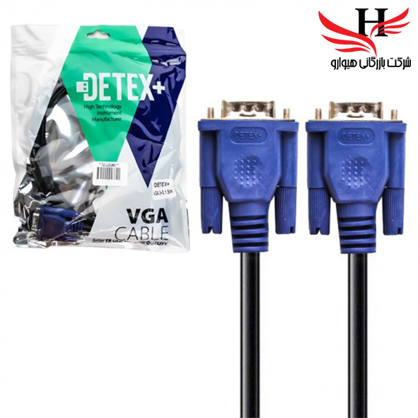 تصویر  کابل VGA DETEX 1.5M
