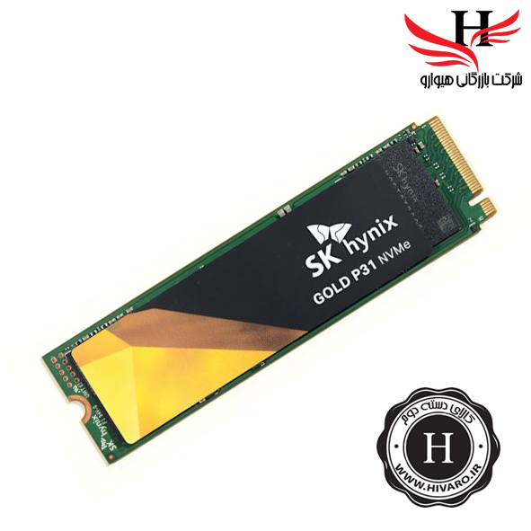 تصویر هارد اینترنال استوک 256 گیگ سه شیاره SSD SK-HUNIX GOLD P31 NVME