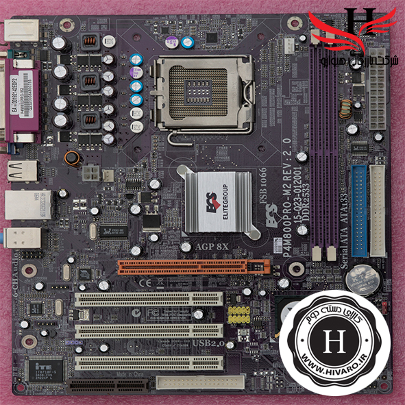 تصویر مادربرد استوک ایلات گروپ ESC-P4M800PRO