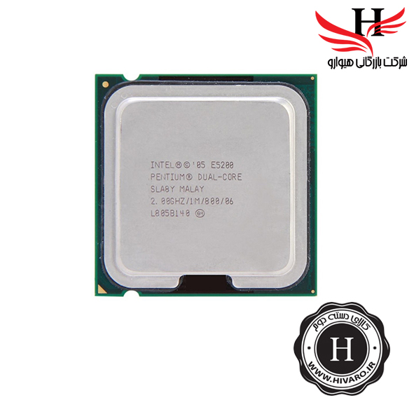 تصویر  پردازنده استوک  CPU PENTEUM DUEL-CORE E5200