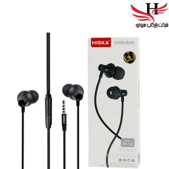 تصویر هندزفري سيم دار  هیسکا 732-HISKA