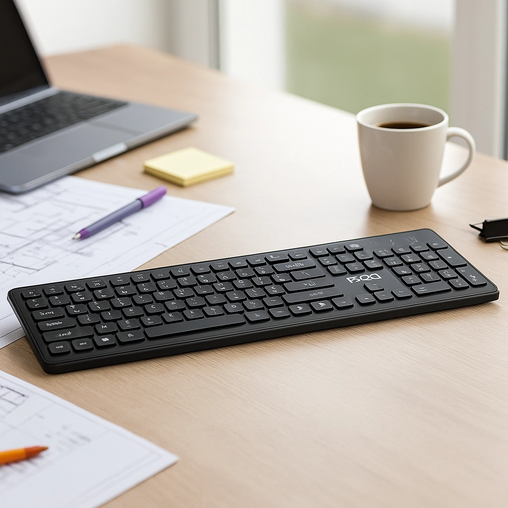 کیبورد بی سیم تسکو مدل TSCO-TK7005W مناسب برای تایپ و کار اداری