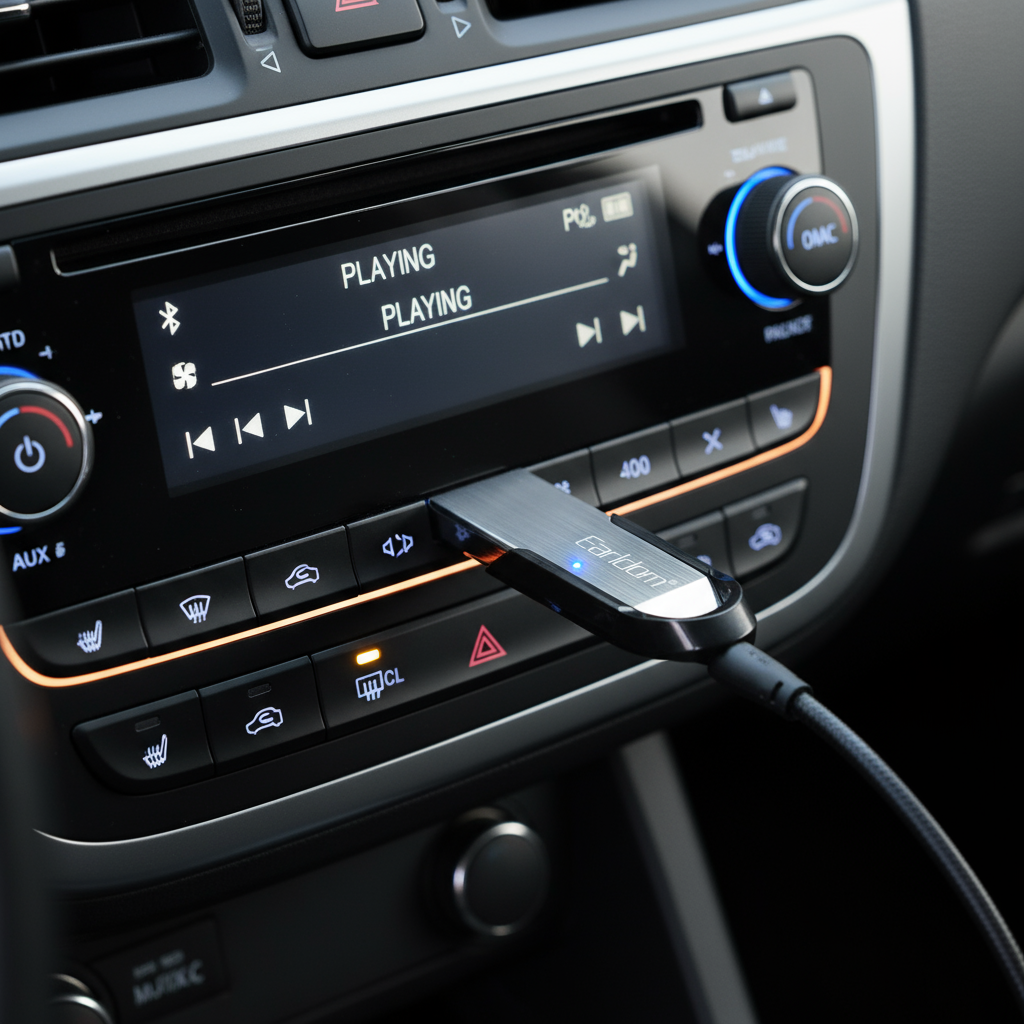 دانگل بلوتوث ماشین ارلدام EARLDOM-M73 متصل به ضبط خودرو، کیفیت صدای HD و طراحی شیک، بدون کابل، پخش عمده هیوارو شهرضا و تهران