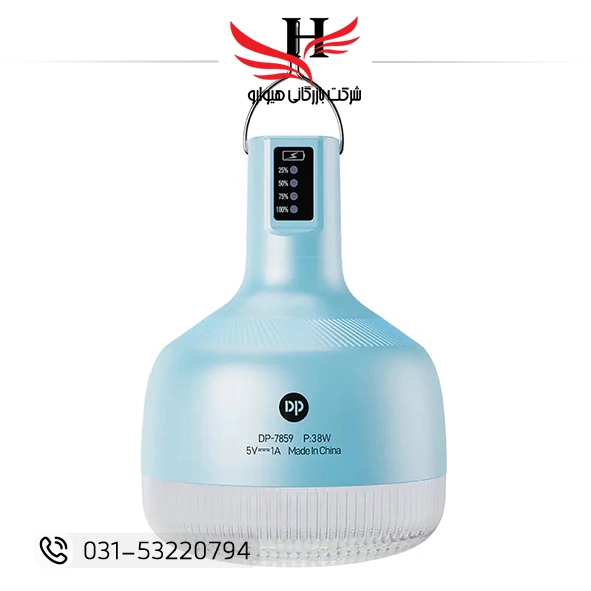 تصویر لامپ شارژي رقص نور DP 7859 38W