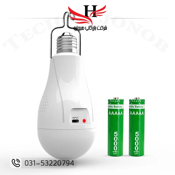 تصویر لامپ شارژي سرپيچ دار NEL-HL-E05L