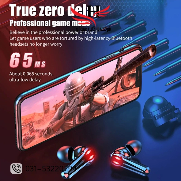 هندزفری بلوتوث گیمینگ GAME HEADSET M28 با نورپردازی LED، بلوتوث 5.3 و حالت Low Latency