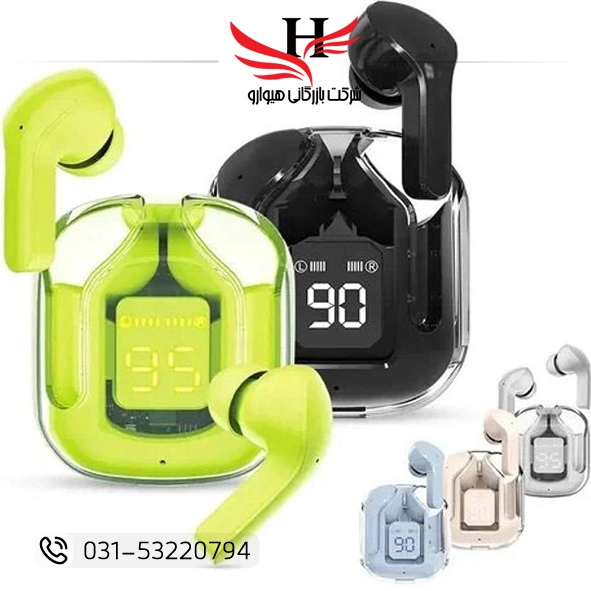 تصویر هندزفري بلوتوث ايرپاد شيشه اي   ULTRA PODS MAX