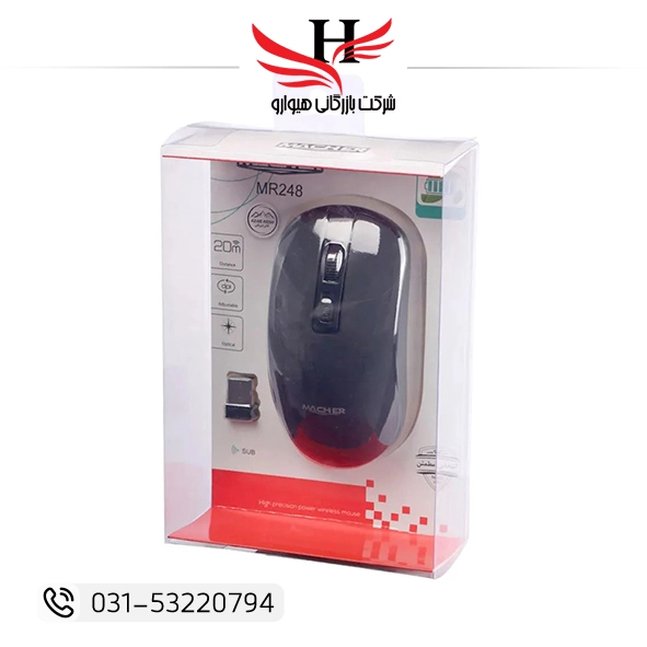 تصویر ماوس وایرلس مچر MACHER MR-248