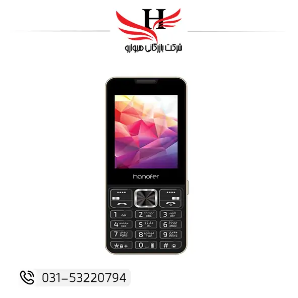تصویر موبایل دو سیمکارت دوربین دار HANOFER-15 PRO