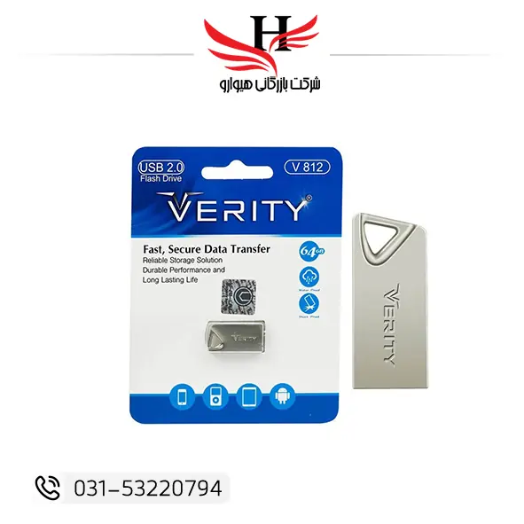 تصویر فلش مموری وریتی با ظرفیت 64G مدل V812