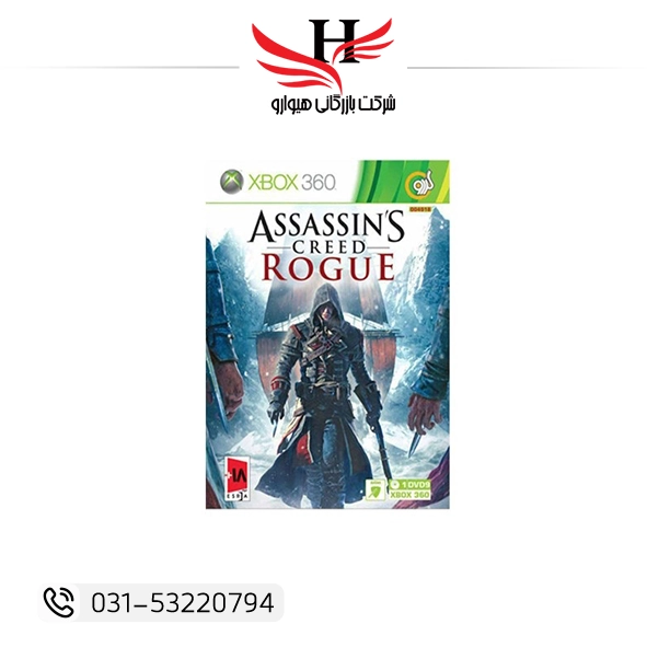 تصویر گردو assassins creed rogue xbox 360 1dvd9