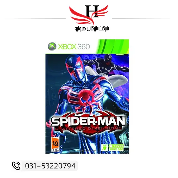 تصویر گردو  SPIDER-MAN SHATTERED DIMENSIONS xbox360 1dvd9