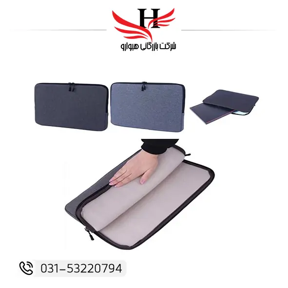 تصویر کاور لپ تاپ 15.6 اینچ مخمل