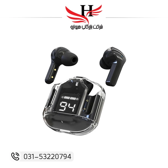 تصویر هندزفري بلوتوث ايرپاد شيشه اي   ULTRA PODS MAX