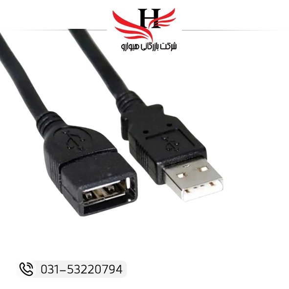 تصویر کابل افزایش USB MY GROUP 5M