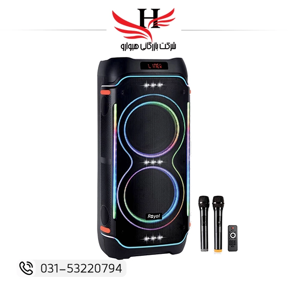 تصویر اسپیکر پارتی باکس رویال مدل1025