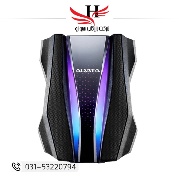 تصویر هارد اکسترنال ای دیتا مدل HD770G ظرفیت دو ترابایت دارای رابط USB Type-A 3.2