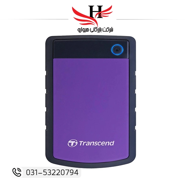 تصویر هارد اکسترنال ترنسند مدل StoreJet 25H3 ظرفیت 2 ترابایت دارای رابط USB Type-A