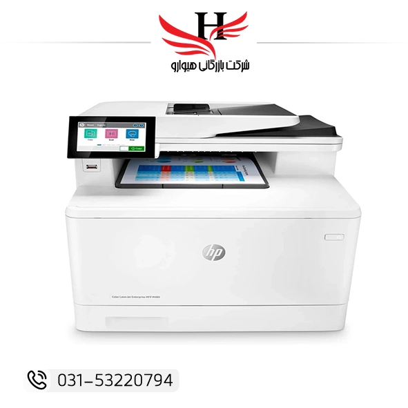 تصویر پرینتر چند کاره لیزری اچ‌پی مدل Color LaserJet Enterprise MFP M480f