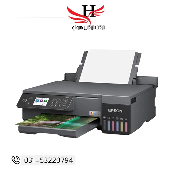 تصویر پرینتر جوهر افشان اپسون مدل EcoTank L8100