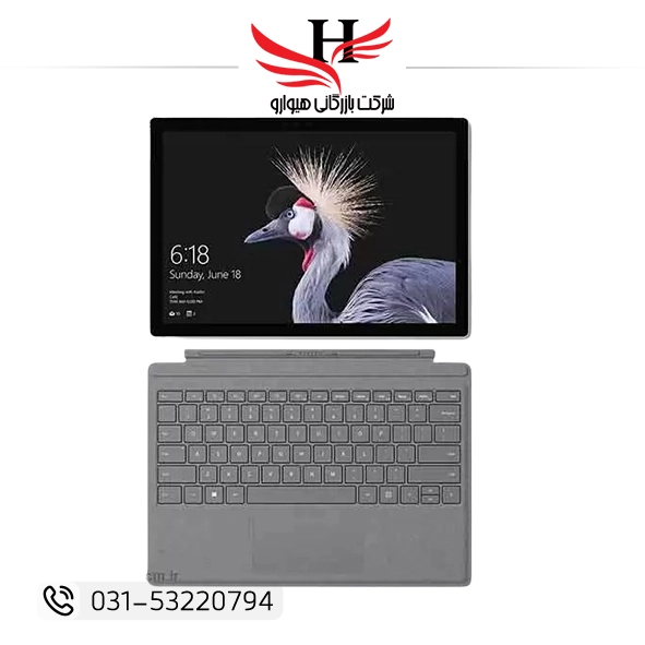 تصویر لپ تاپ استوک SURFACE PRO5 مدل Core i5 نسل 7 و رم 8GB و هارد 256SSD و  VGA INTEL SHARED تبلت شو