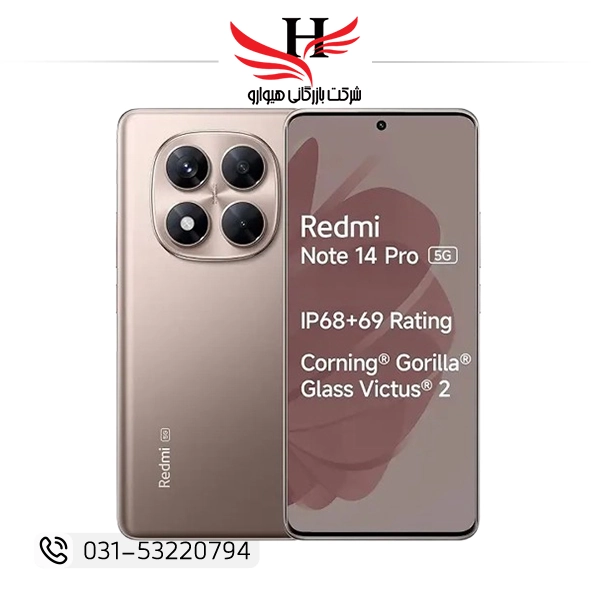 تصویر موبایل شیائومی XIAOMI NOTE 14 PRO 512 R12 5G GOLD